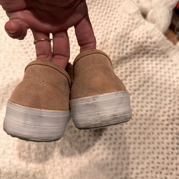 SEE BY CHLOE SIZE 38 USA 7/5 Brown Suede Slip-On Sneakers with Floral Design - Picture 4 of 11